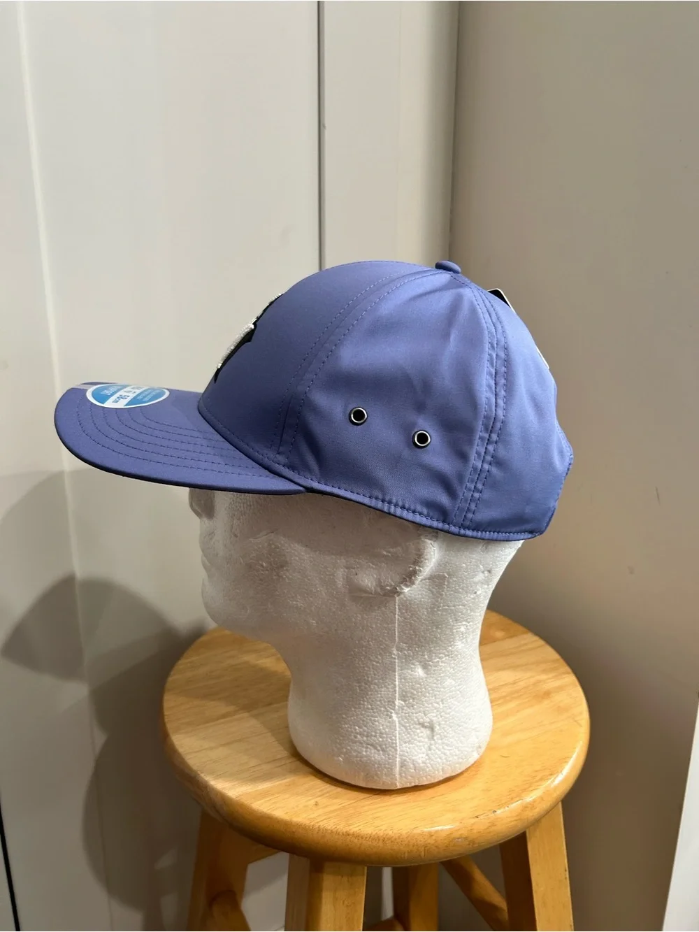 TaylorMade Lavender Flat-Brim Cap with Black & White Embroidered Logo